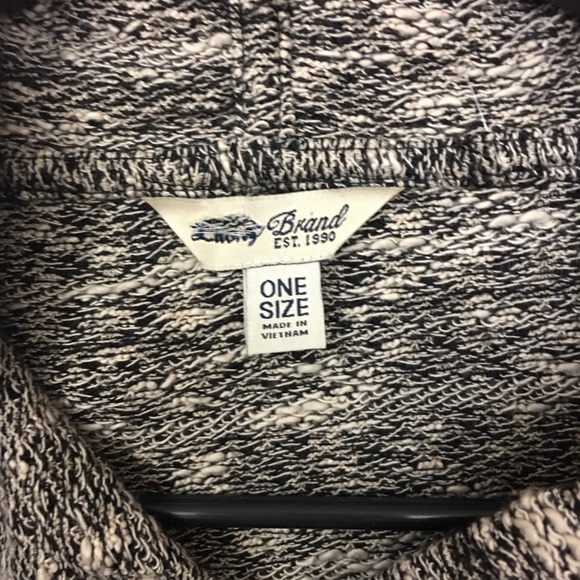 2 for $25 Lucky Brand Hooded Cardi Poncho Sweater - Picture 7 of 8